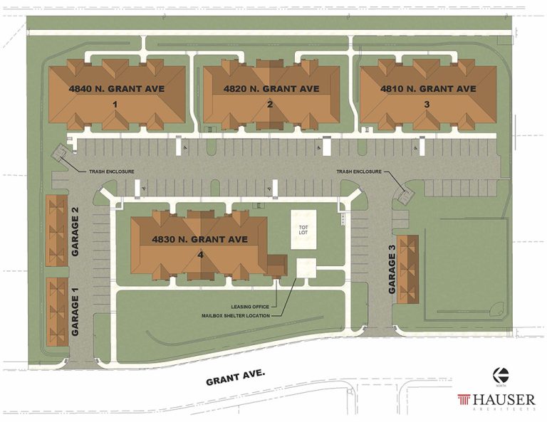 Site Plan – Ridgeview Apartments - M. Timm Development Inc.