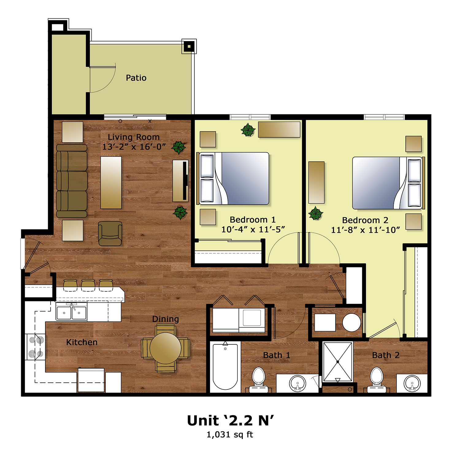 Sandstone Vistas Floor Plans & Rental Rates - M. Timm Development Inc.