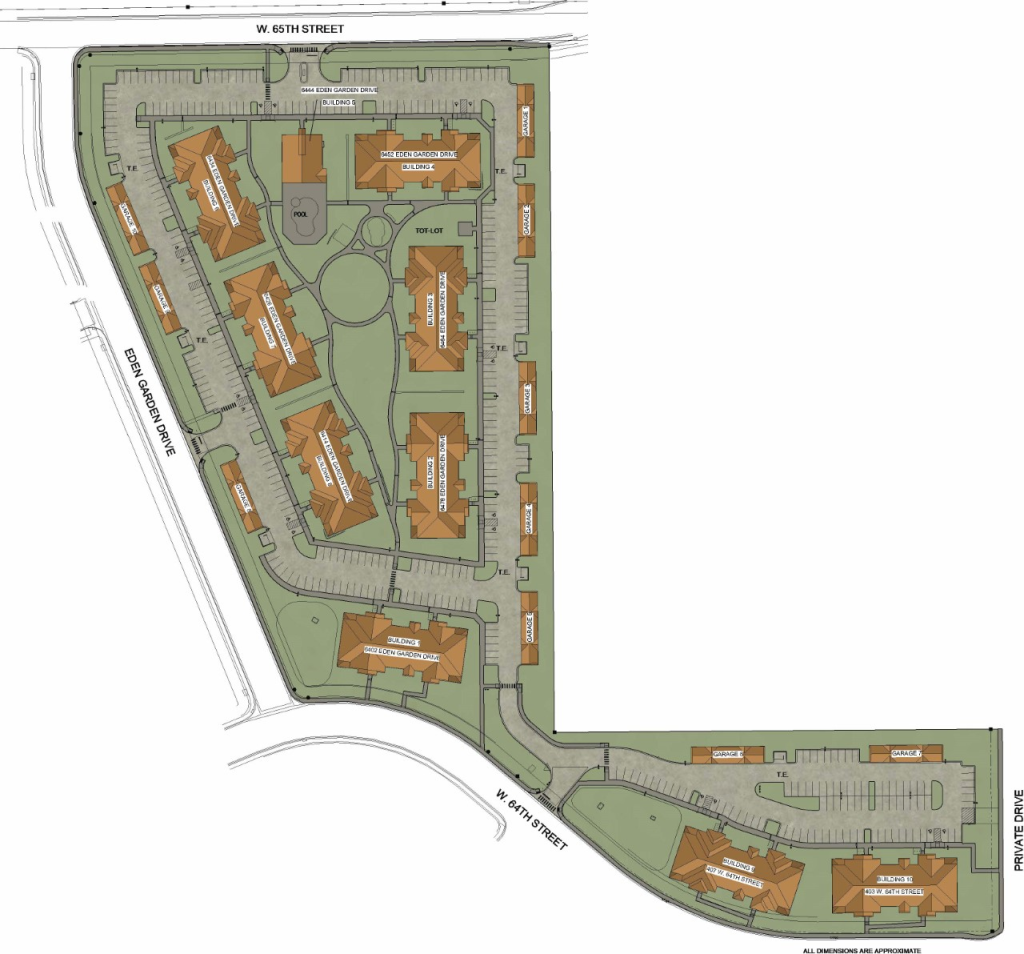 Site Plan – Wintergreen Apartments - M. Timm Development Inc.